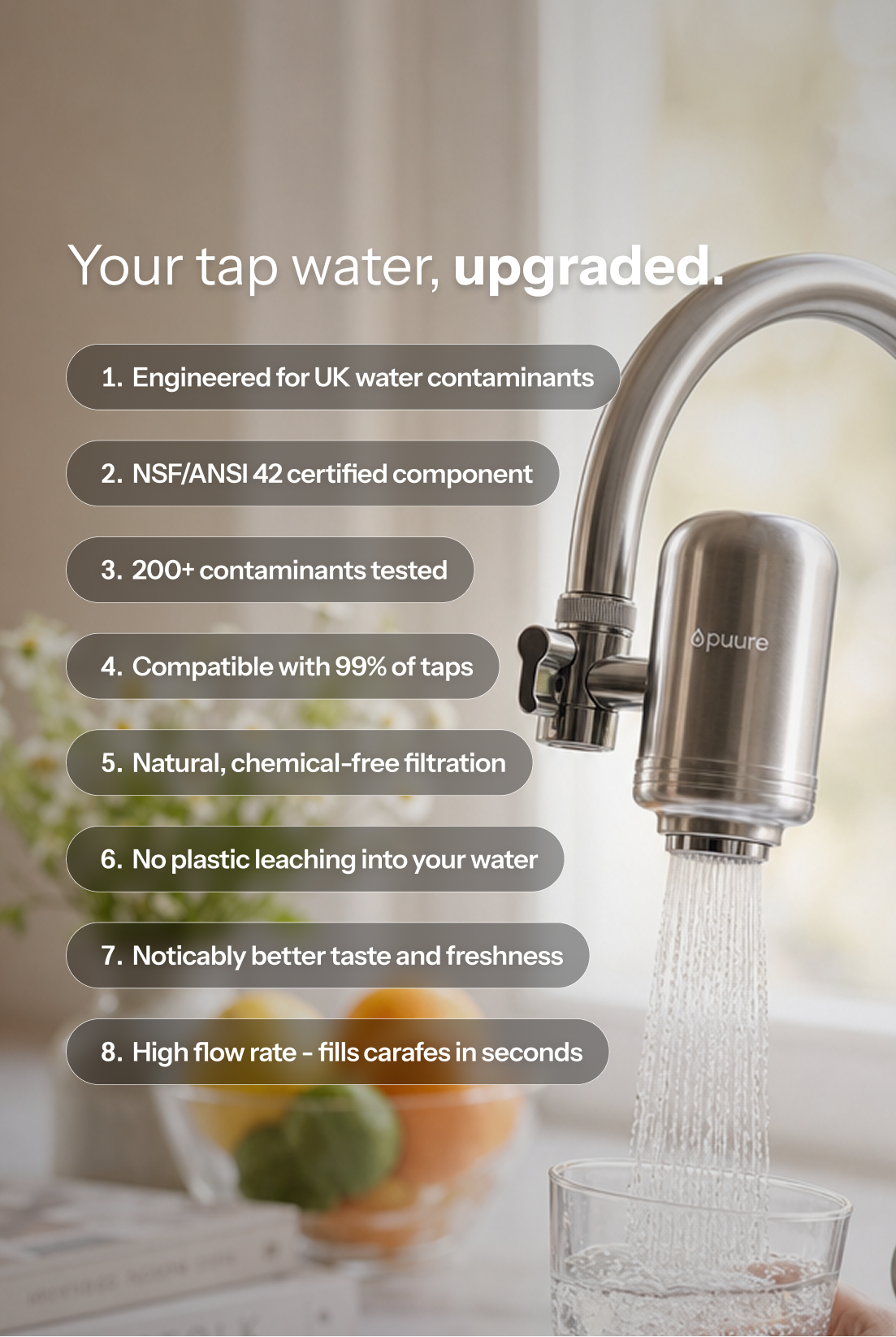 Puure® 3.0 Tap System