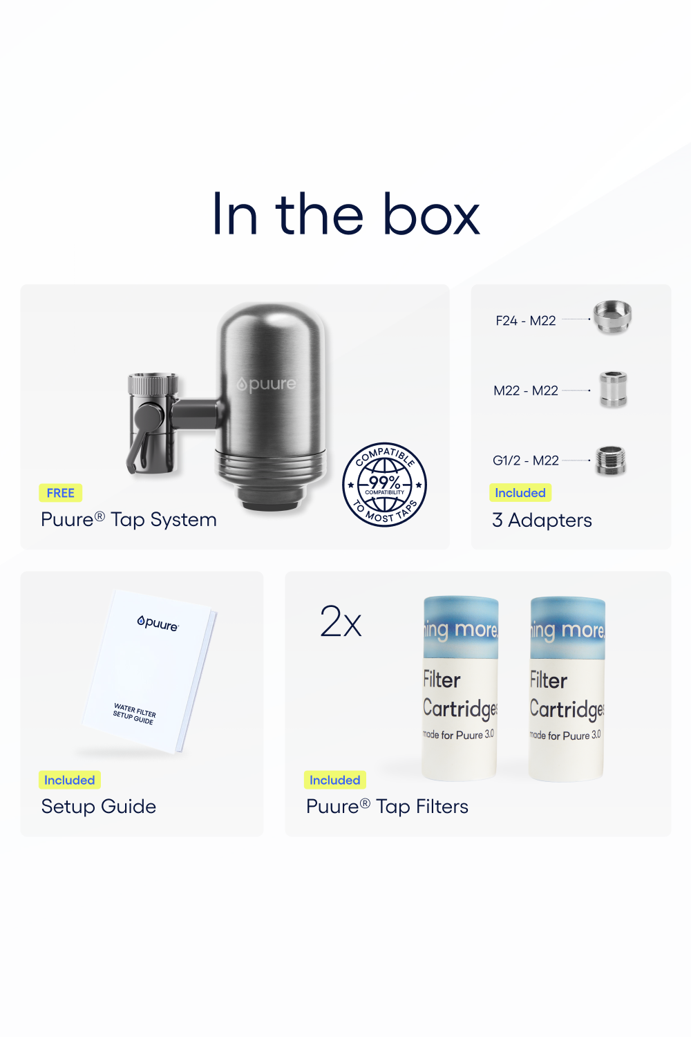 Puure® 3.0 Tap System